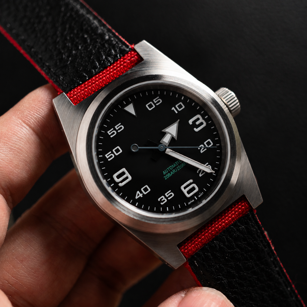 Custom Mechanical Watch - Black Dial