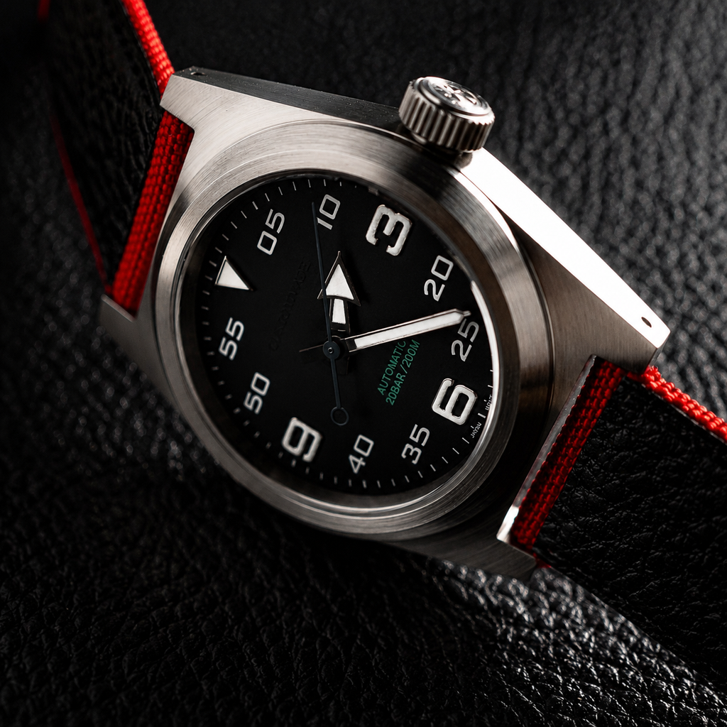 Custom Mechanical Watch - Black Dial