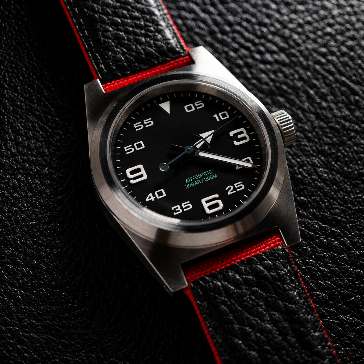 Custom Mechanical Watch - Black Dial