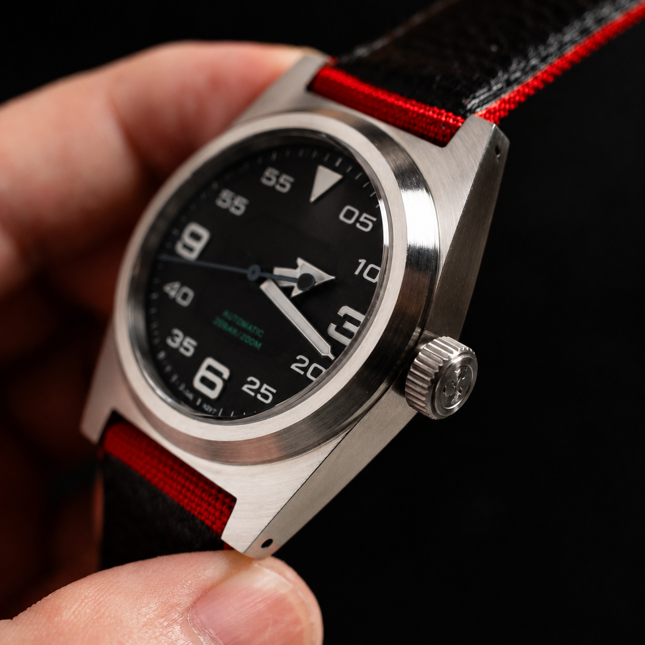 Custom Mechanical Watch - Black Dial