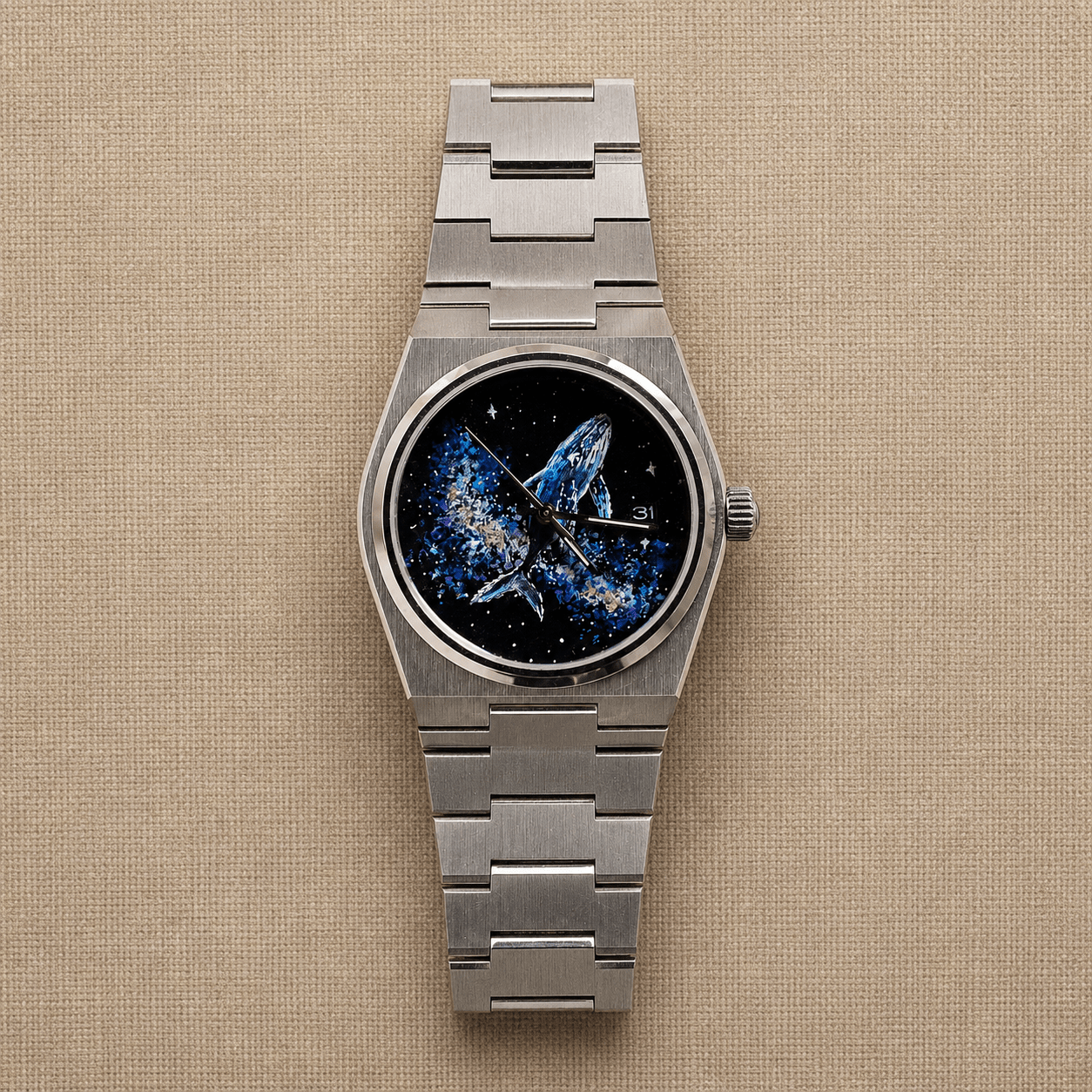 Hand-painted custom watch