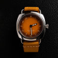 Cushion Case Orange Dial Vintage Dive Automatic Watch - Watch Mod Lab