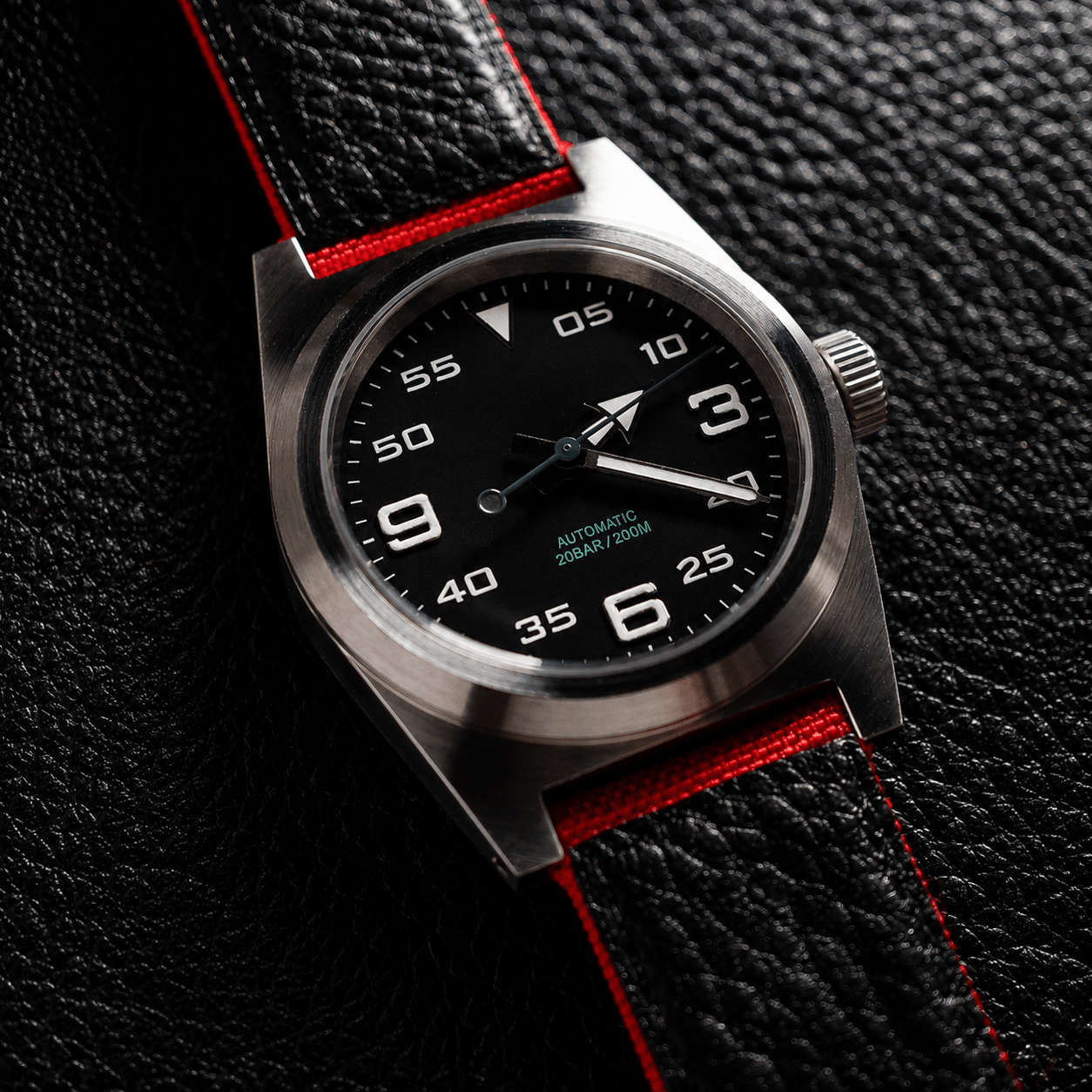 Custom Mechanical Watch - Black Dial - Watch Mod Lab