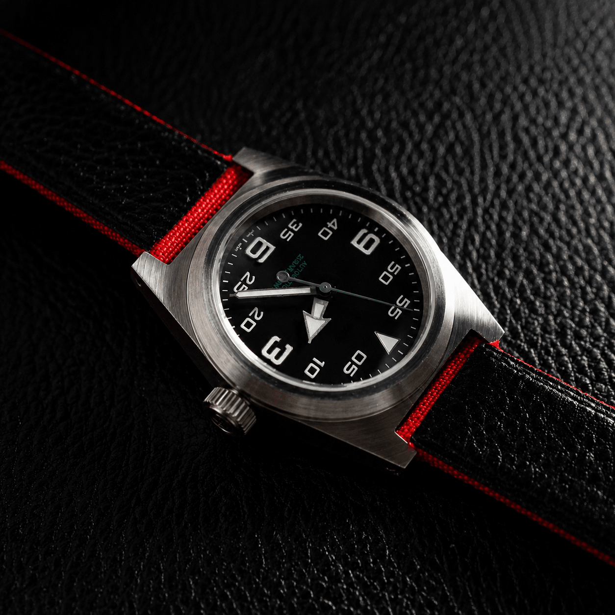 Custom Mechanical Watch - Black Dial - Watch Mod Lab