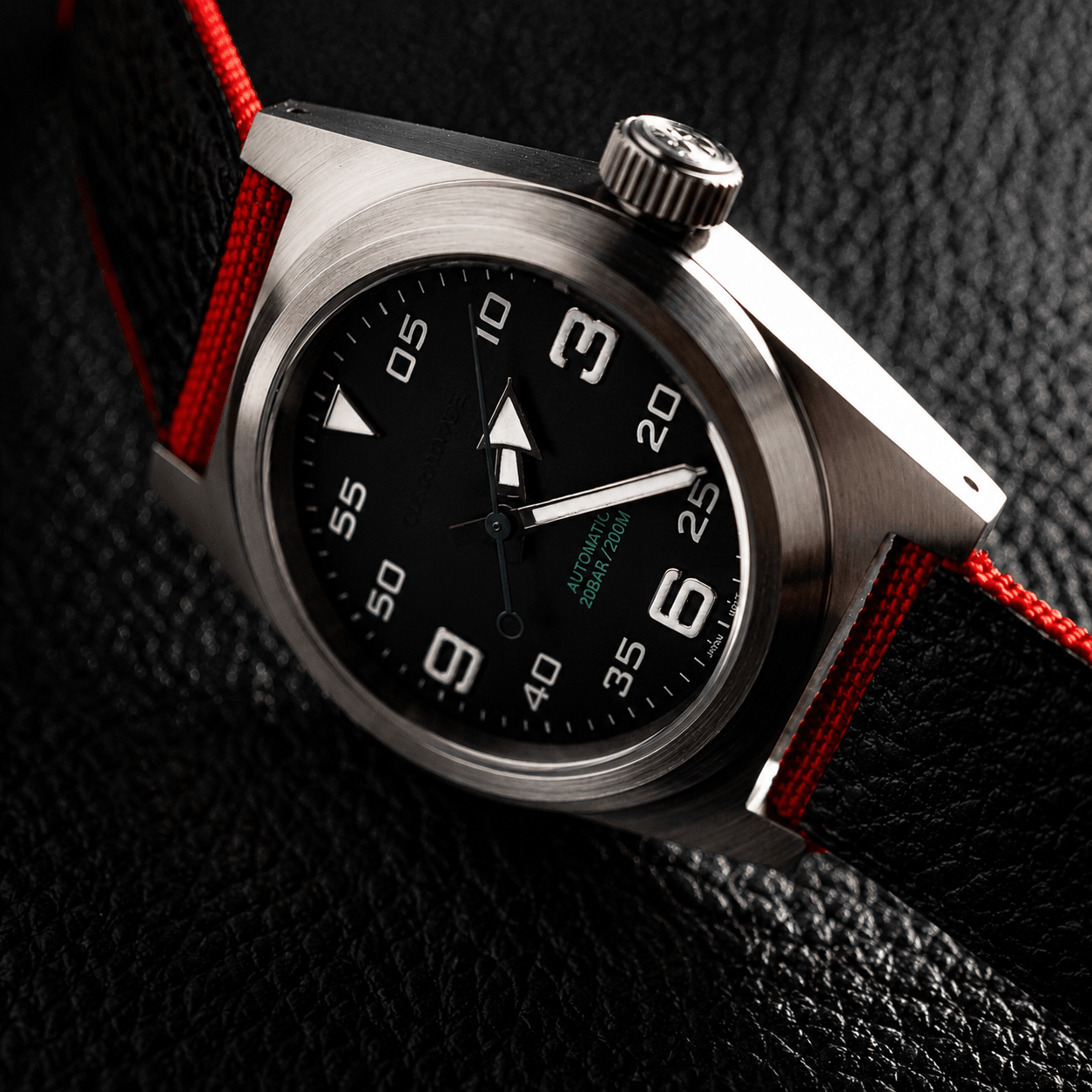 Custom Mechanical Watch - Black Dial - Watch Mod Lab