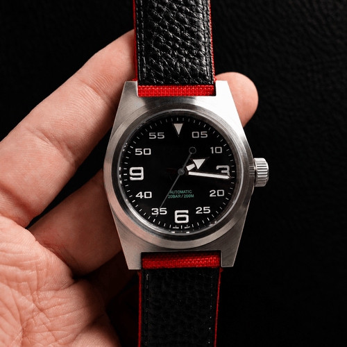 Custom Mechanical Watch - Black Dial - Watch Mod Lab