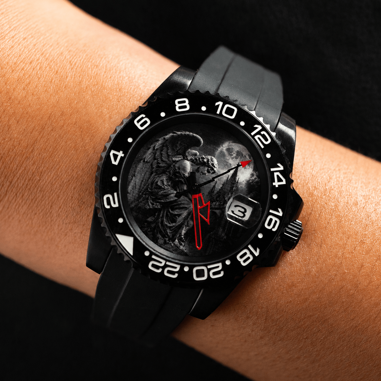 Dark Angel Mechanical Dive Watch - Watch Mod Lab