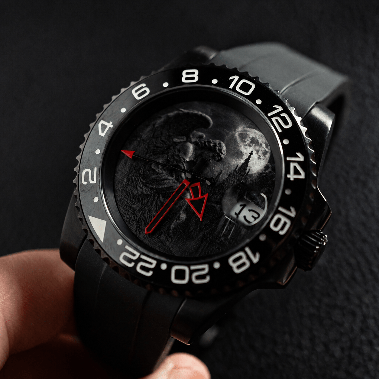 Dark Angel Mechanical Dive Watch - Watch Mod Lab