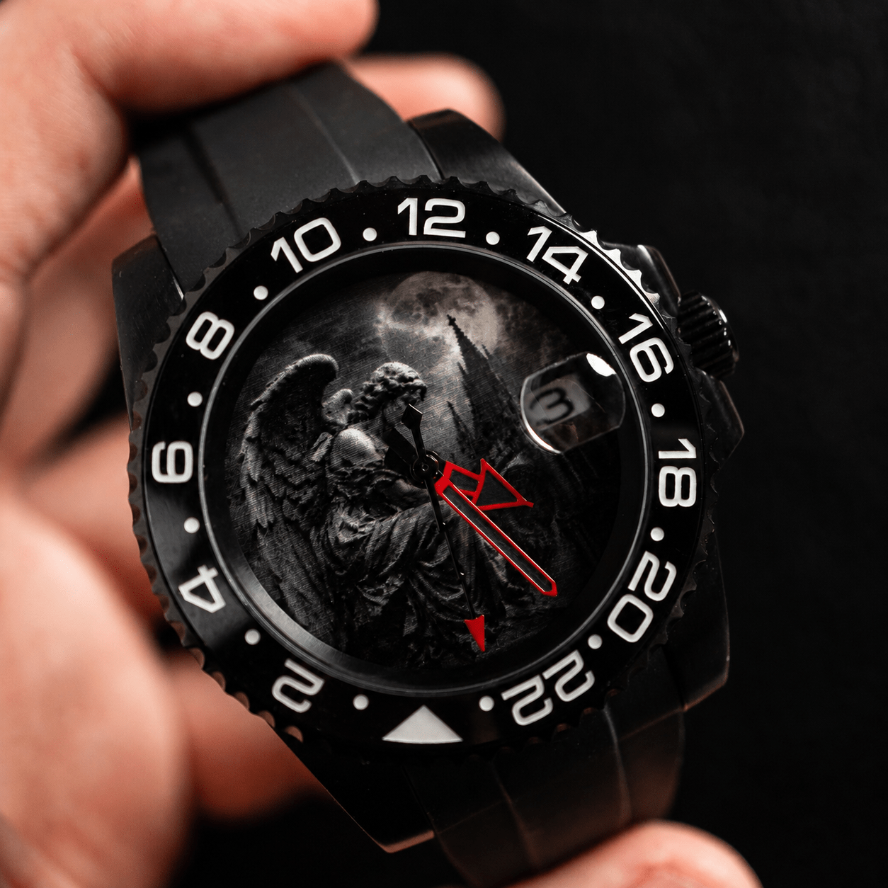 Dark Angel Mechanical Dive Watch - Watch Mod Lab