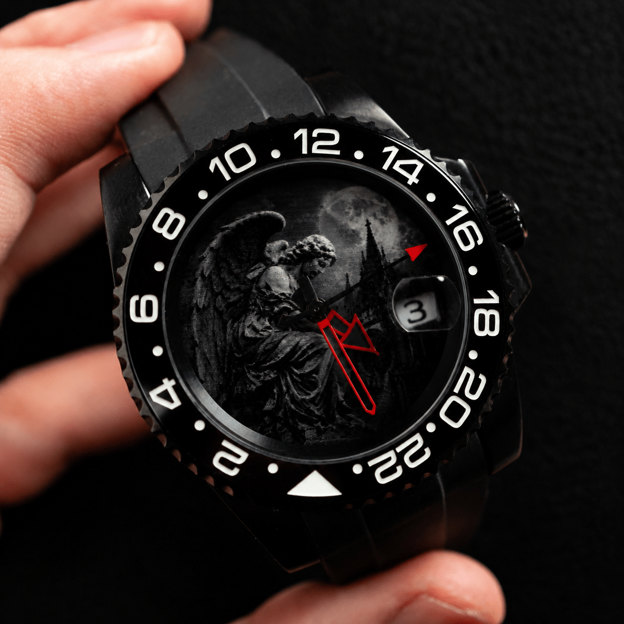 Dark Angel Mechanical Dive Watch - Watch Mod Lab