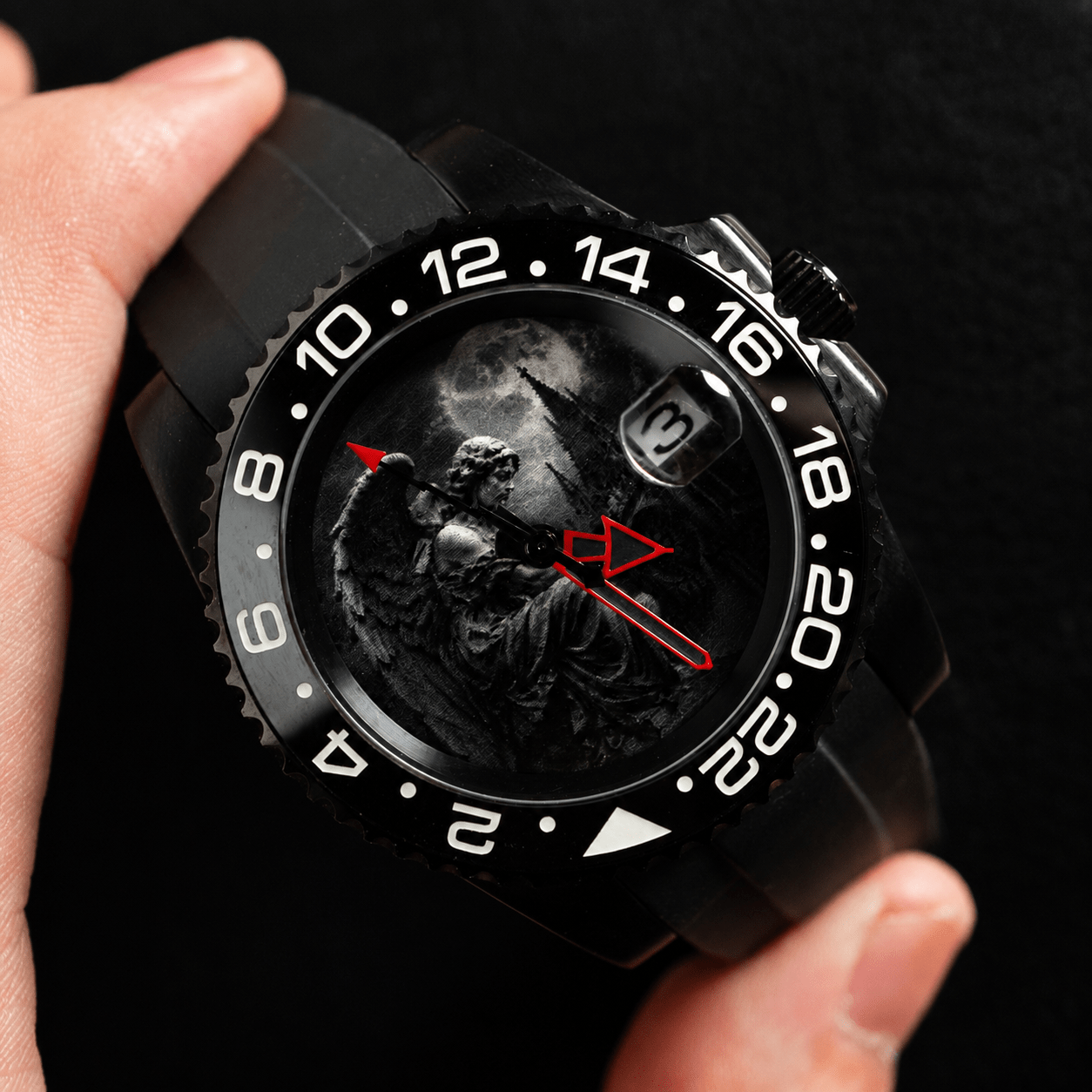 Dark Angel Mechanical Dive Watch - Watch Mod Lab