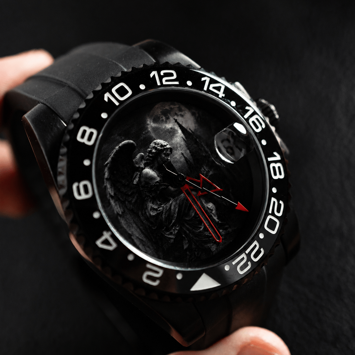 Dark Angel Mechanical Dive Watch - Watch Mod Lab