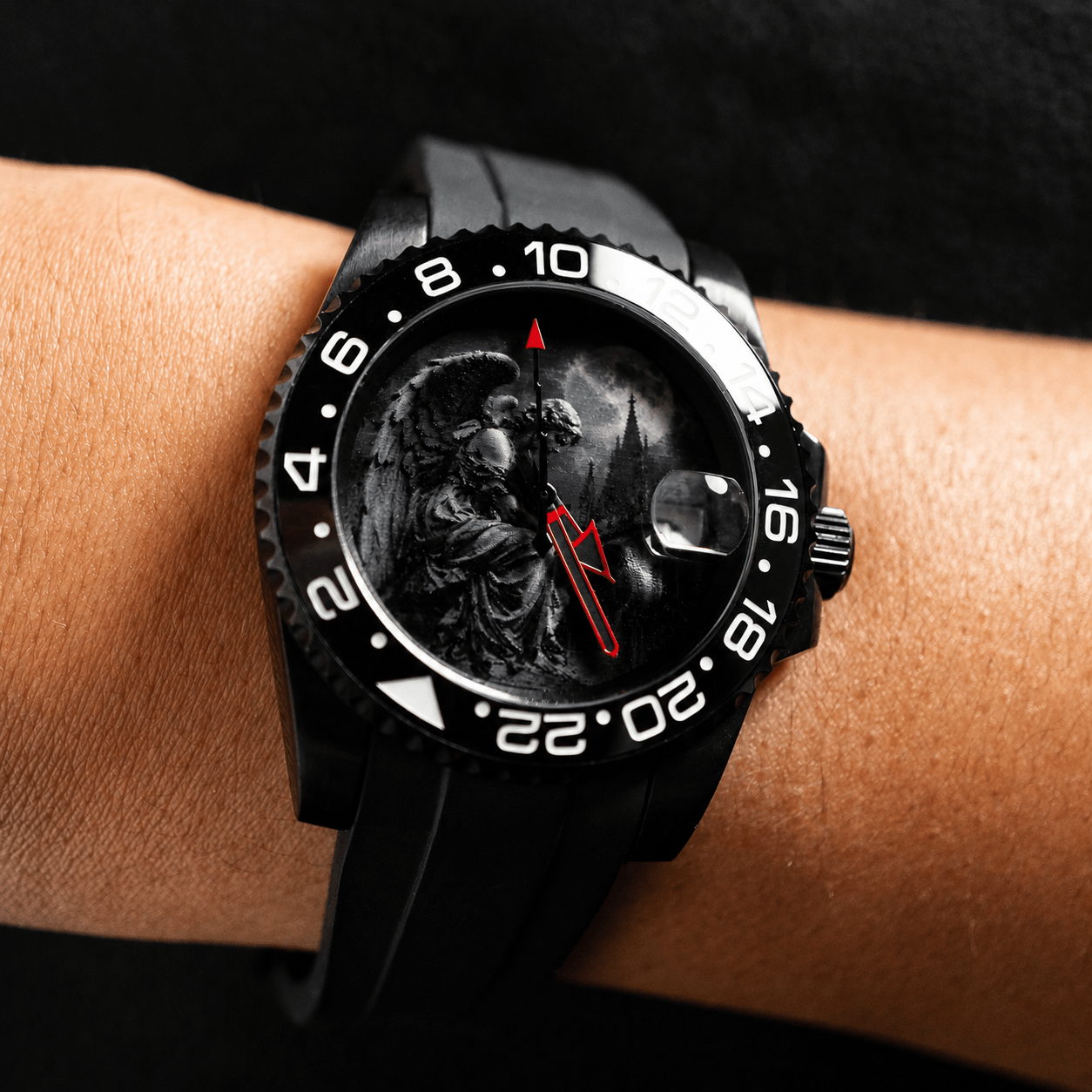 Dark Angel Mechanical Dive Watch - Watch Mod Lab