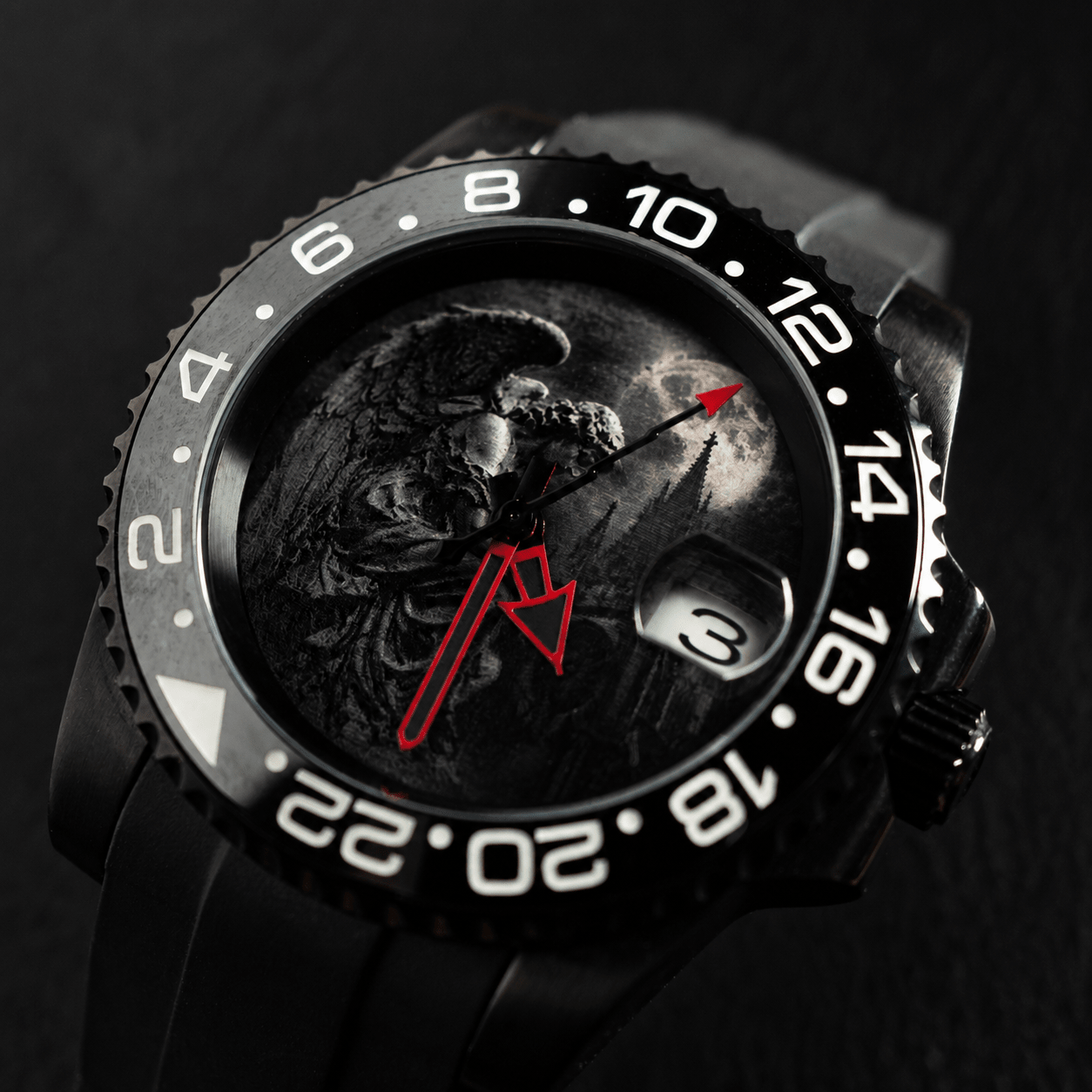 Dark Angel Mechanical Dive Watch - Watch Mod Lab