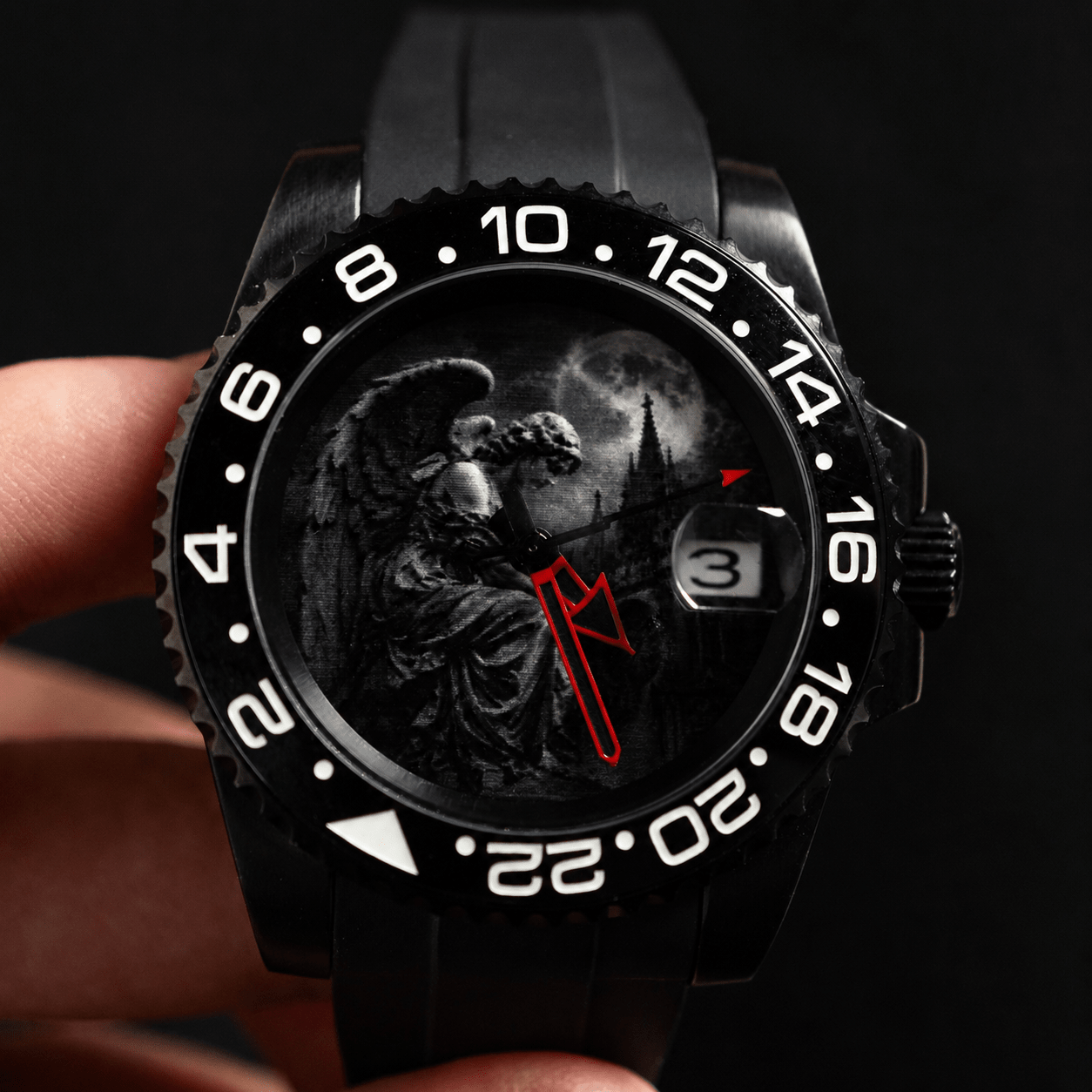 Dark Angel Mechanical Dive Watch - Watch Mod Lab