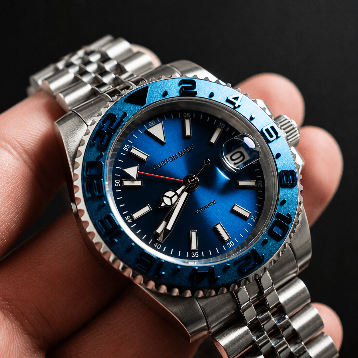Dual Time Zone Automatic Watch - Watch Mod Lab