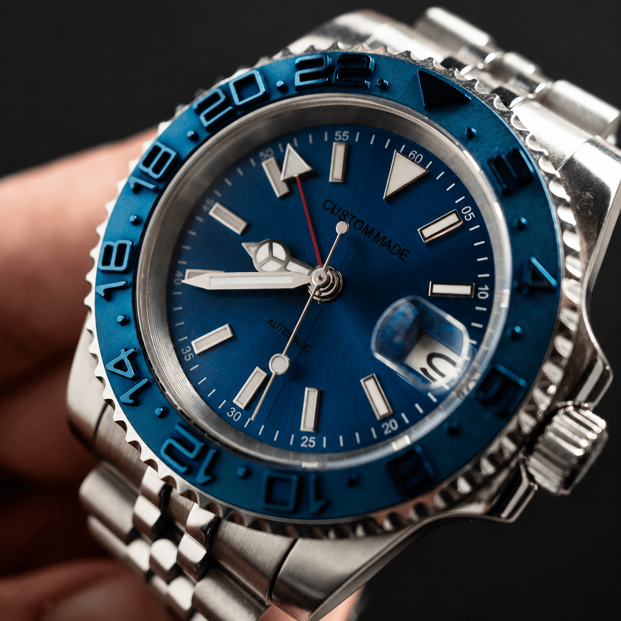 Dual Time Zone Automatic Watch - Watch Mod Lab