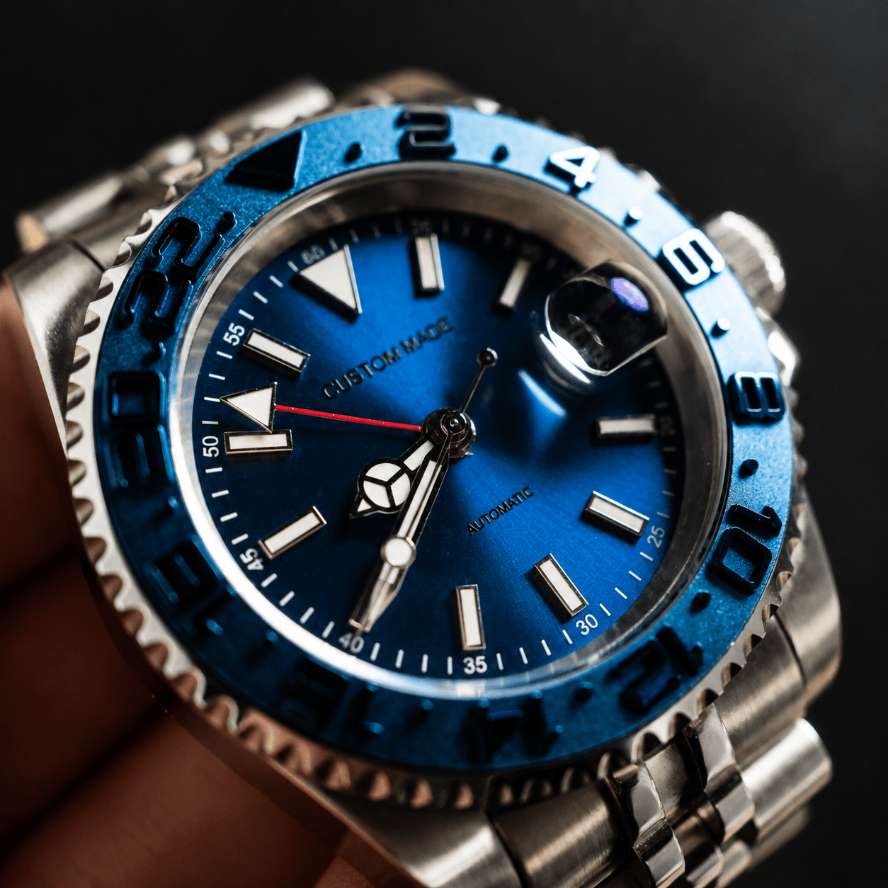 Dual Time Zone Automatic Watch - Watch Mod Lab