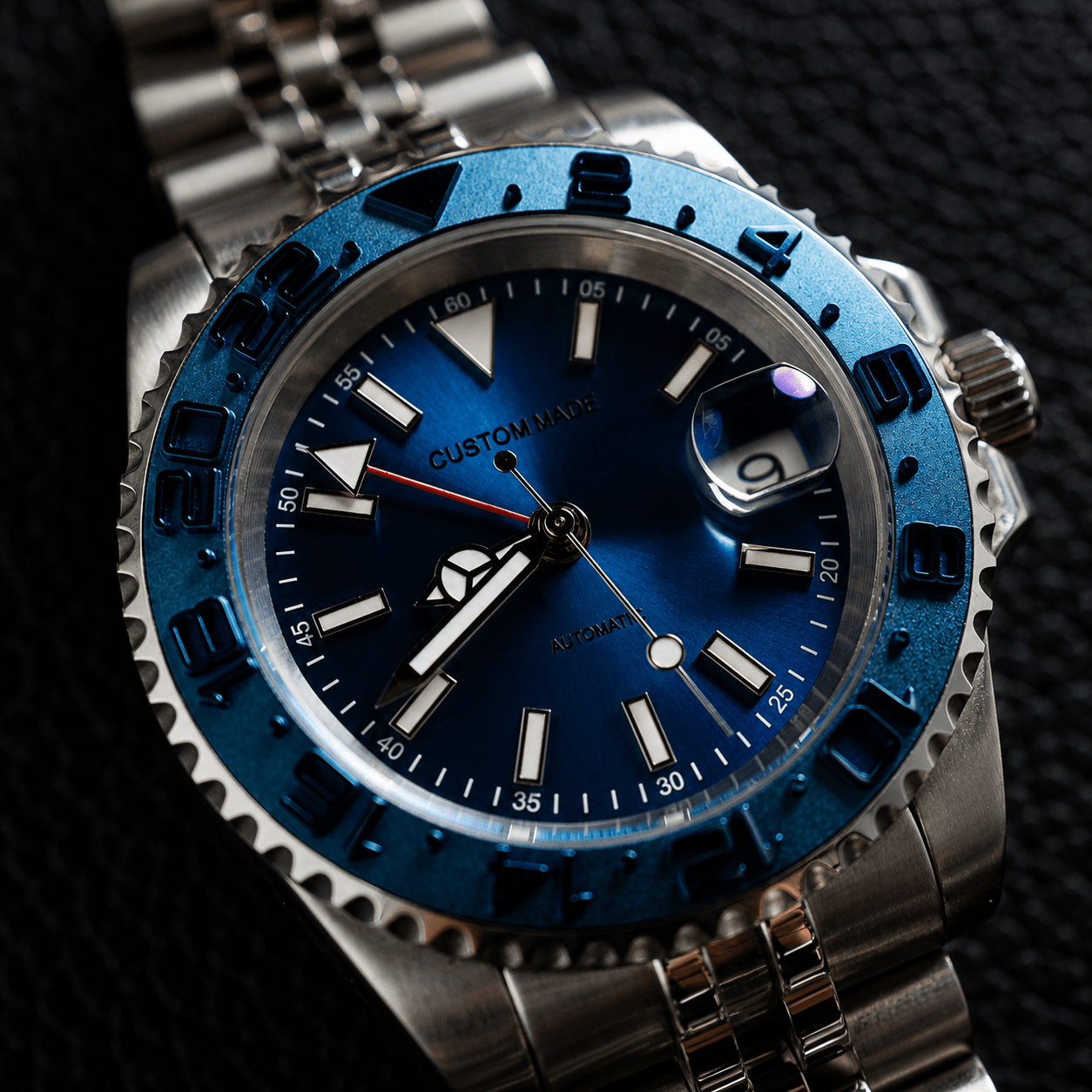 Dual Time Zone Automatic Watch - Watch Mod Lab