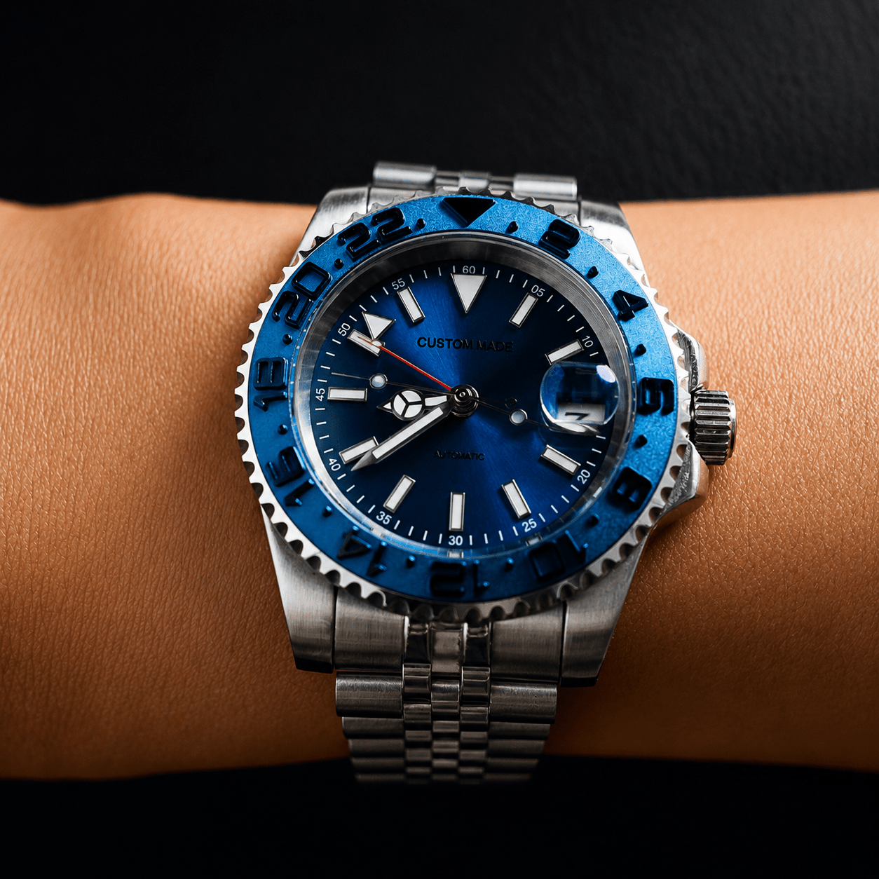 Dual Time Zone Automatic Watch - Watch Mod Lab