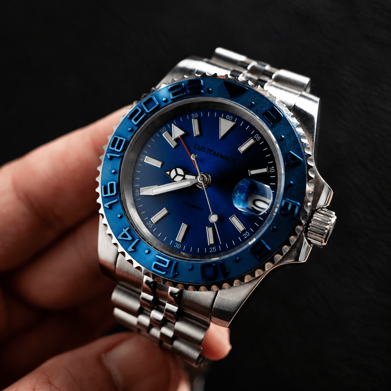 Dual Time Zone Automatic Watch - Watch Mod Lab
