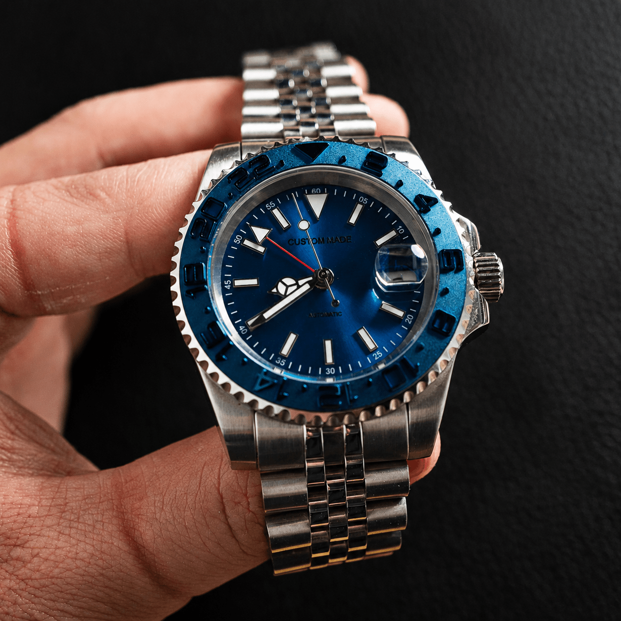 Dual Time Zone Automatic Watch - Watch Mod Lab