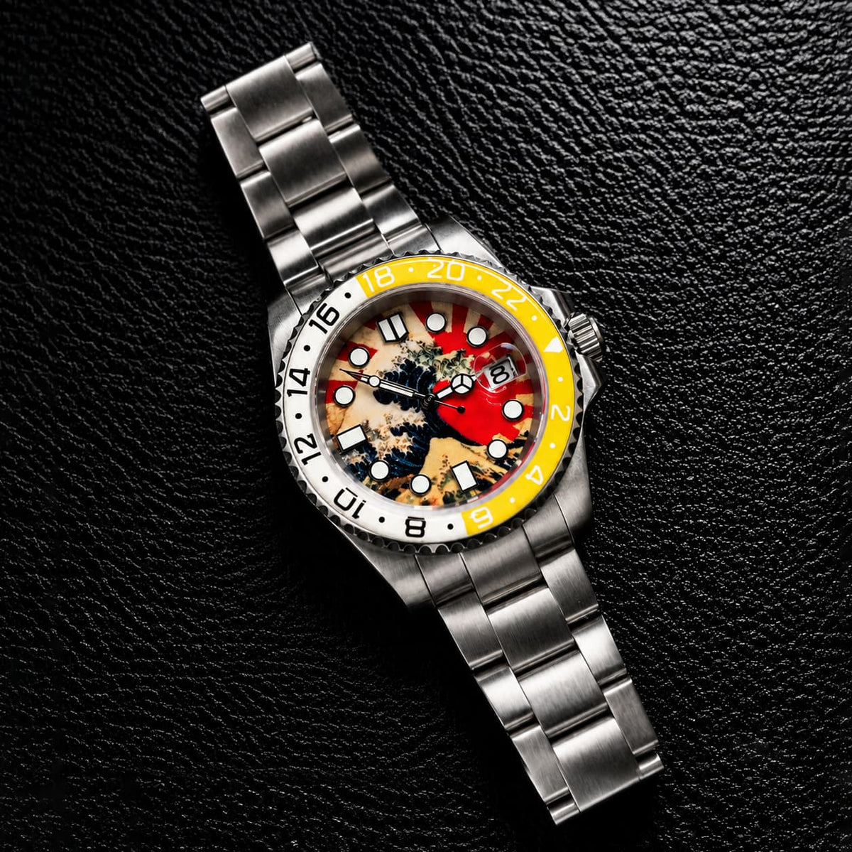 Kanagawa Wave Ukiyo - e Custom Sport Automatic Watch - Watch Mod Lab