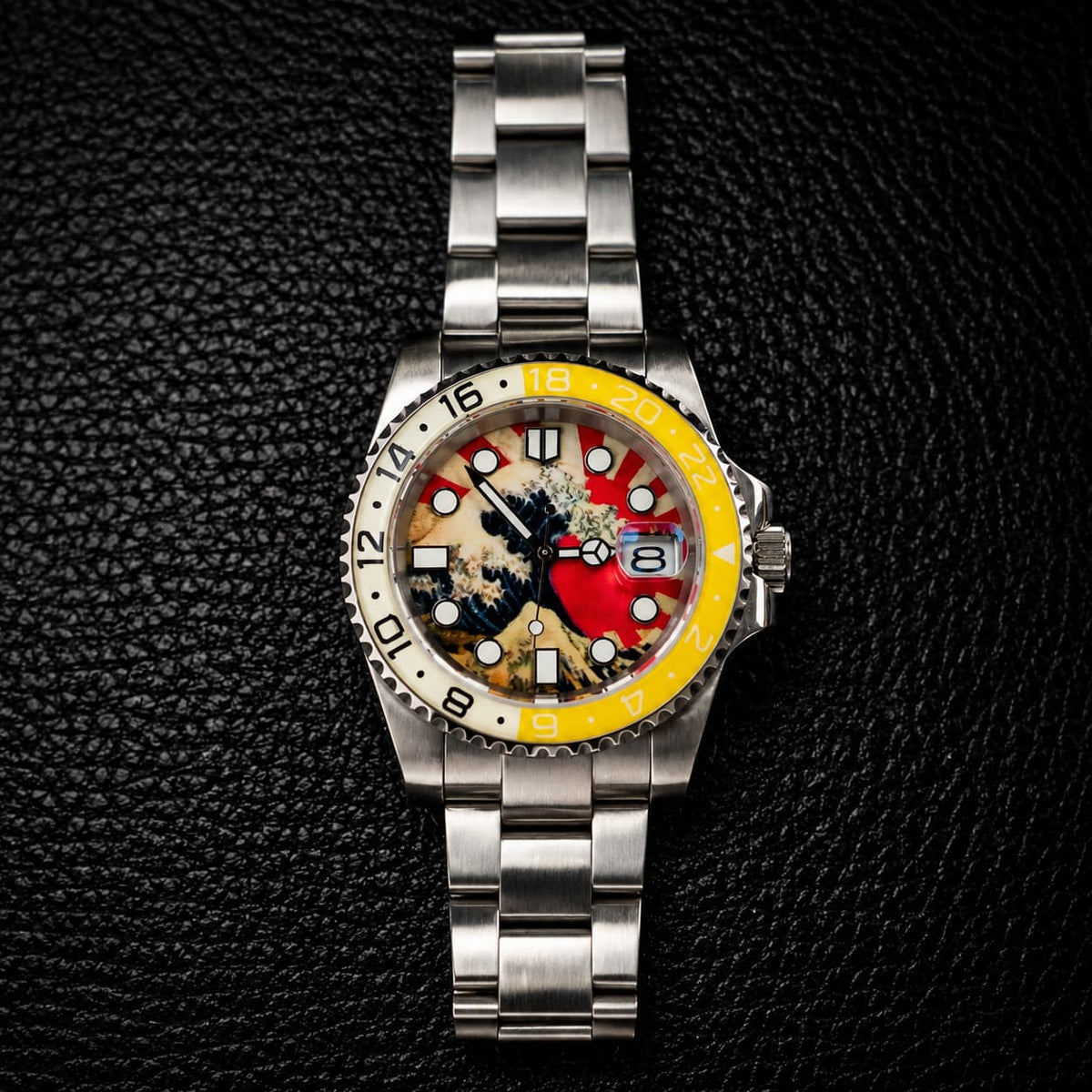 Kanagawa Wave Ukiyo - e Custom Sport Automatic Watch - Watch Mod Lab