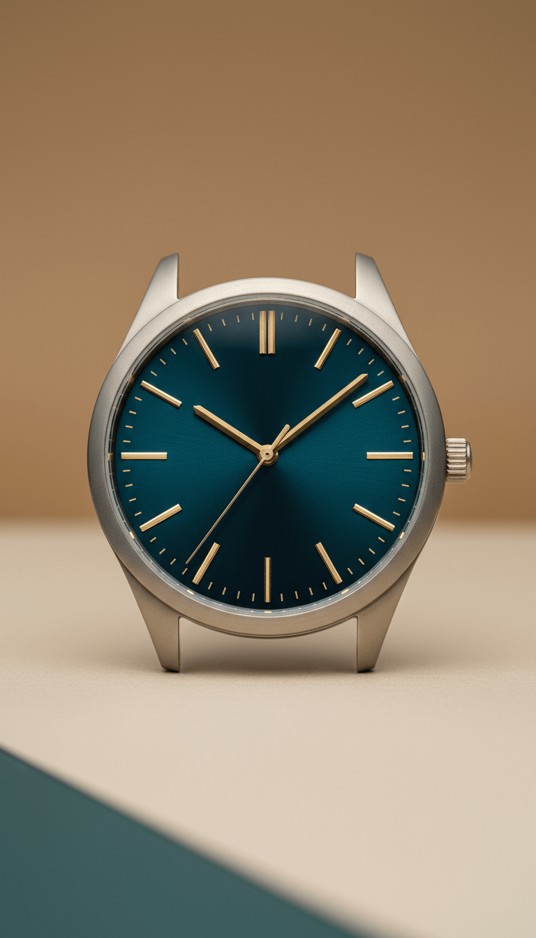 Midnight Teal Dial Titanium Edition - Watch Mod Lab