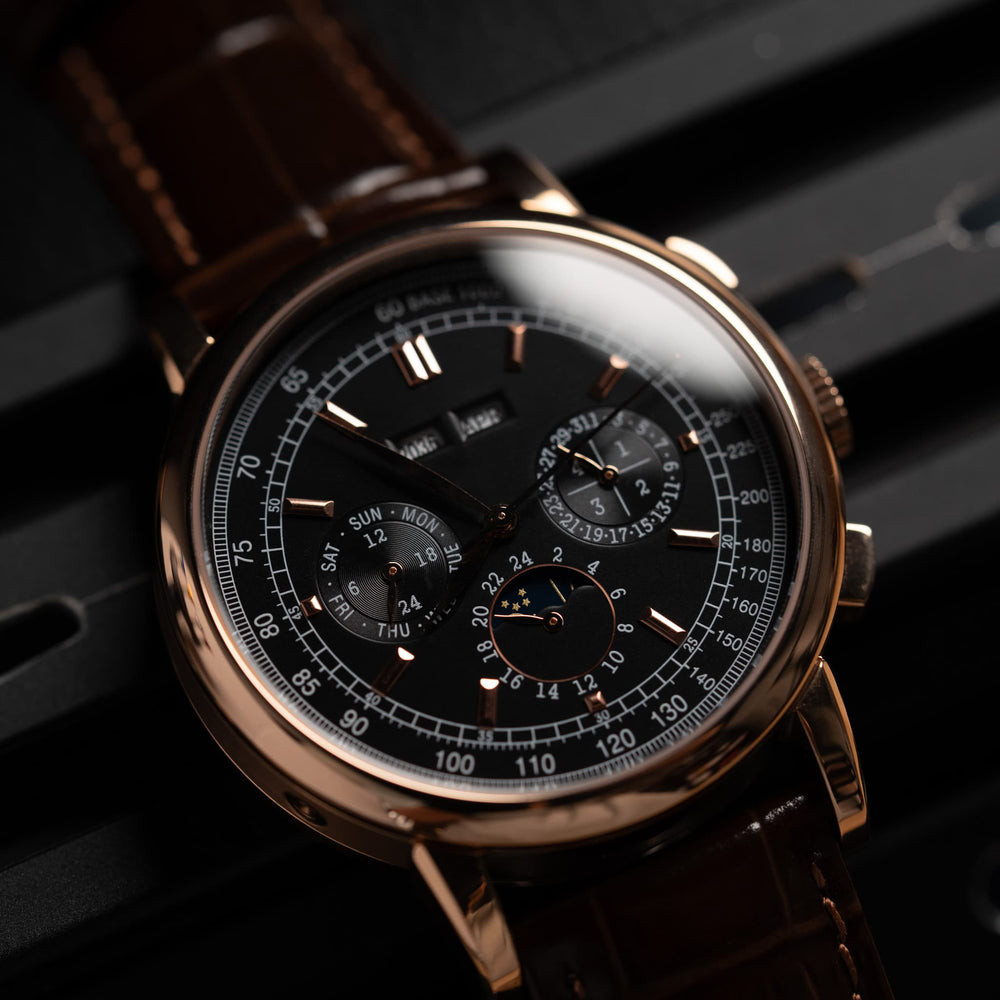 Rose Gold Moonphase Chronograph - Watch Mod Lab
